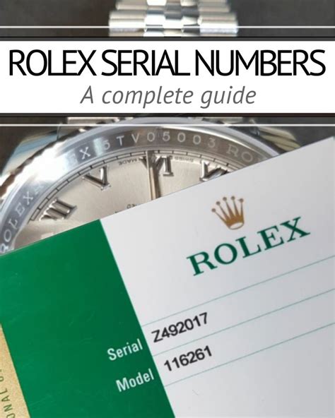 rolex serial number lookup authenticity.